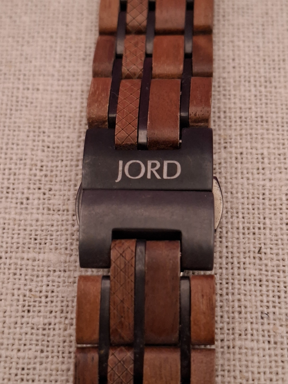 Jord Men's Wooden Link Apple Watch Band  in Brown